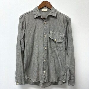 CP Shades Cotton Micro Stripe Button‎ Up Shirt Size S